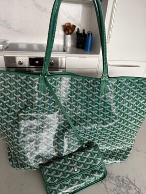 Goyard Gm Saint Louis Tote Green